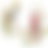 Serviette papier perroquet cacatoes rose et blanc