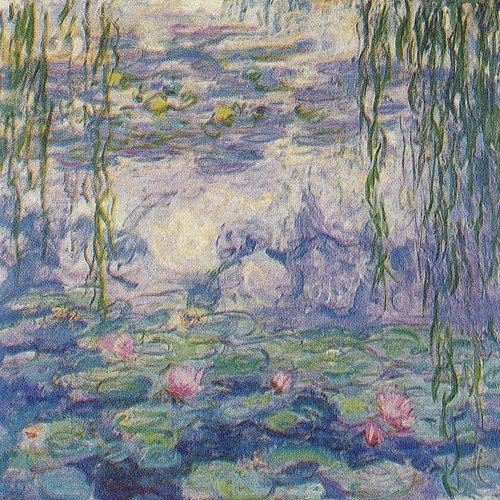 Serviette papier monet nympheas nénuphar giverny