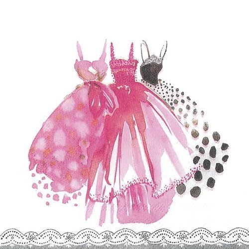 Serviette papier robe de soirée princesse robe de bal