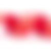 Ruban poyester: rouge motif antique largeur 40mm longueur 100cm (04)