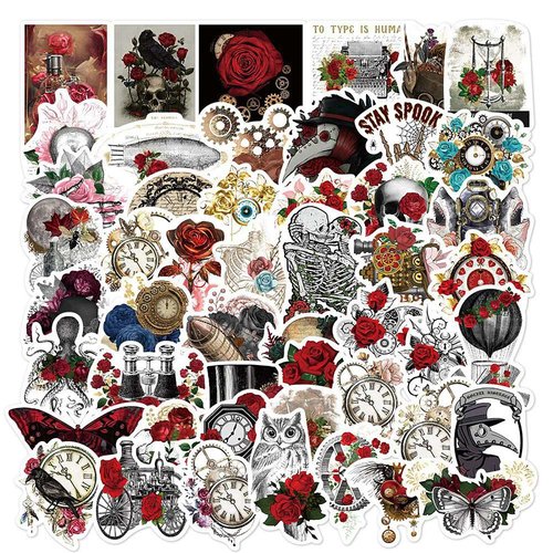 Lot 50 stickers  thème voyage  dimension de  4 à 8cm (03)