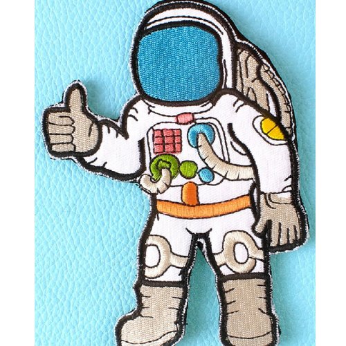 Applique thermocollant : astronaute 9*6cm (01)