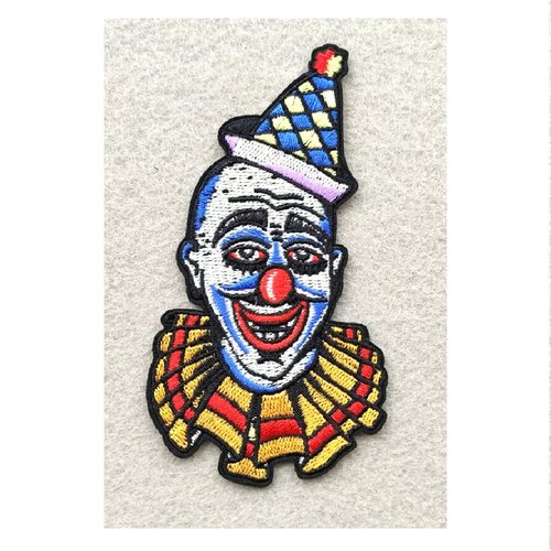 Applique thermocollant : clown 12*6cm (01)