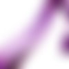 Elastique 2 metres : nylon mauve largeur 10mm (04)