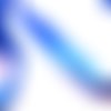 Elastique 2 metres : nylon bleu largeur 9mm (05)