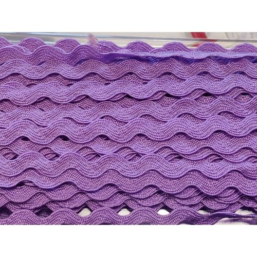 Ruban croquet polyester : mauve largeur 10mm longueur 2m