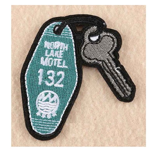 Applique tissu thermocollant : clef 7*6cm