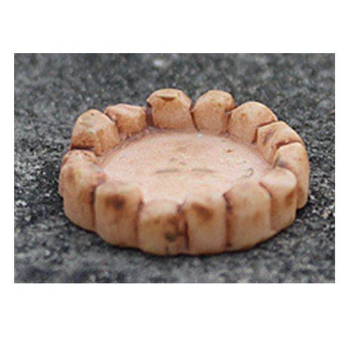 Miniature en resine : bassin marron ø 2.8cm