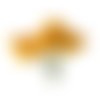 Miniature mousse : lot 6 champignons blanc/orange ø 1.6cm
