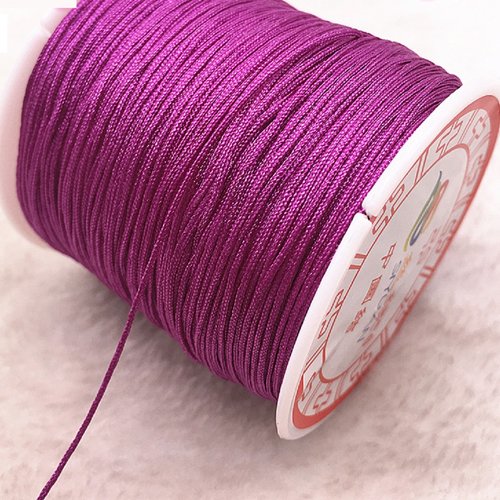 Cordon nylon : violet longueur 10m diametre 0.5mm
