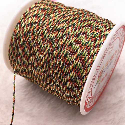 Cordon nylon : multicolore longueur 10m diametre 0.5mm (01)