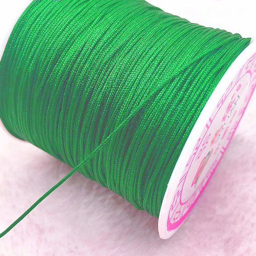 Cordon nylon : vert longueur 10m diametre 0.5mm