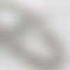 Perles bois : 50 rondes marbrées blanc/noires 6mm (12)