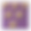 Lot 6 boutons bois : vache 22*14mm (07)
