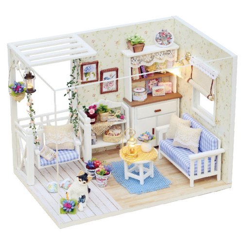 Miniature plastique et tissu : kit maison poupée