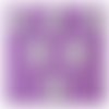 Lot 6 boutons bois : rond motif  ballon 15mm (06)