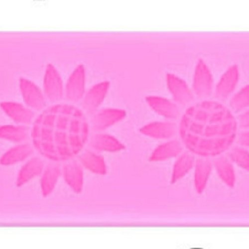 Moule silicone rose 12*3.5cm :marguerite (01)