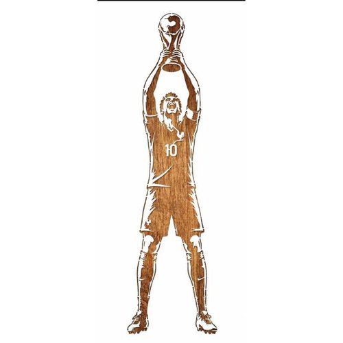Pochoir plastique mylar 30*12cm  joueur équipe de france de football