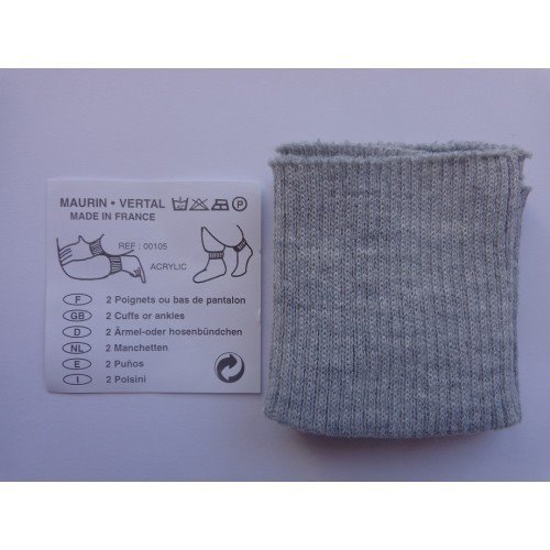 Poignets blouson ou bas de pantalon (bord côte )