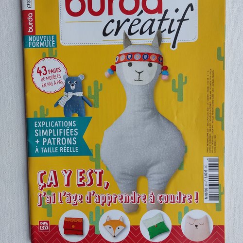 Magasine de couture burda créatif n° 60