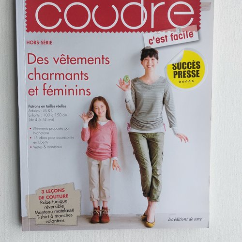 Magasine de couture  coudre c'est facile hors série n°5