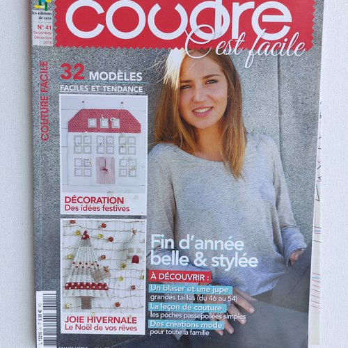 Magasine de couture  coudre c'est facile hors série n°41