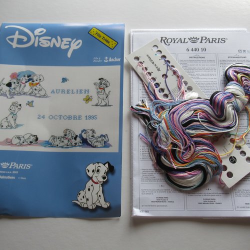 Kit de broderie  naissance