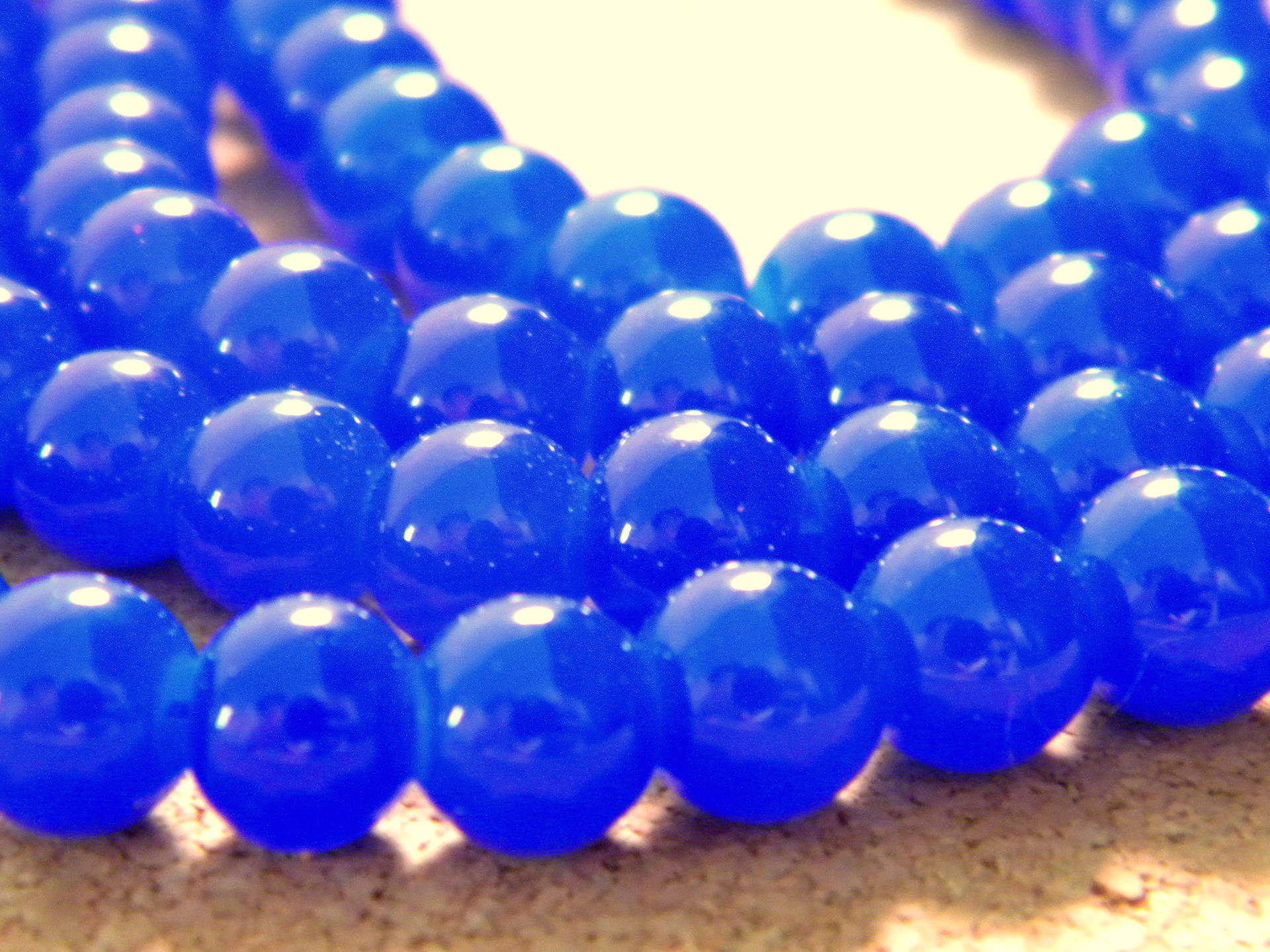 8 mm divers couleurs 50 x imitation jade perles de verre-rond-Craquelé