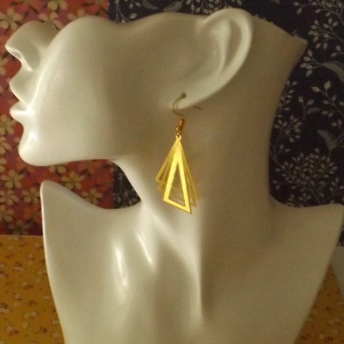 Boucles d'oreilles "triangle"
