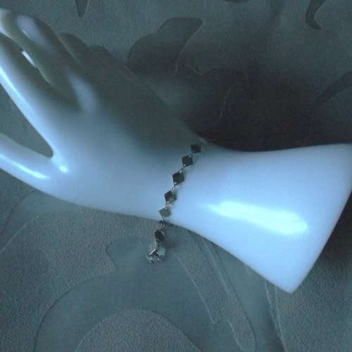 Bracelet en laiton losange