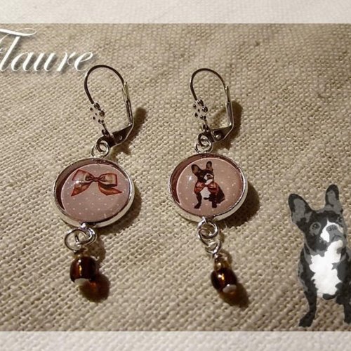 Boucles d'oreille argentées "tenue de soirée"