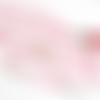 Chic laisse pour chien cordon rose fuchsia et perles scintillants / laisse exposition canin