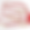 Chic laisse pour chien cordon rouge avec perles scintillants / laisse exposition canin