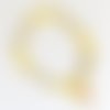 Collier beige anti-tique pour chien et chat personnalisé, perle céramique em, bijoux pour chien