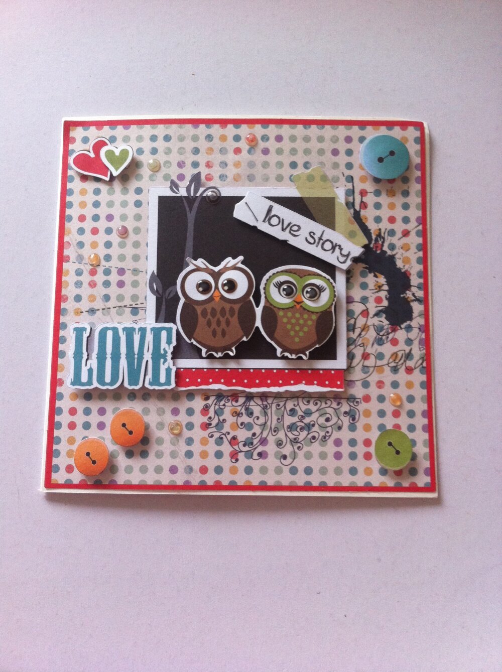 Carte Amour Hibou Et Chouette Un Grand Marche