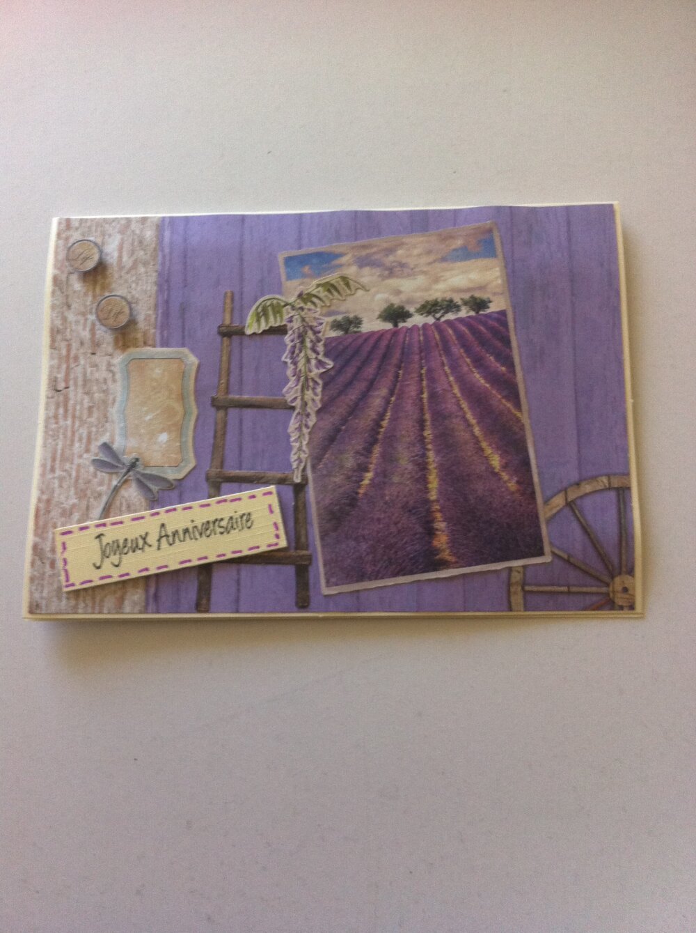Carte Anniversaire Paysage Champ De Lavande Un Grand Marche Carte Anniversaire Paysage Champ De Lavande Un Grand Marche