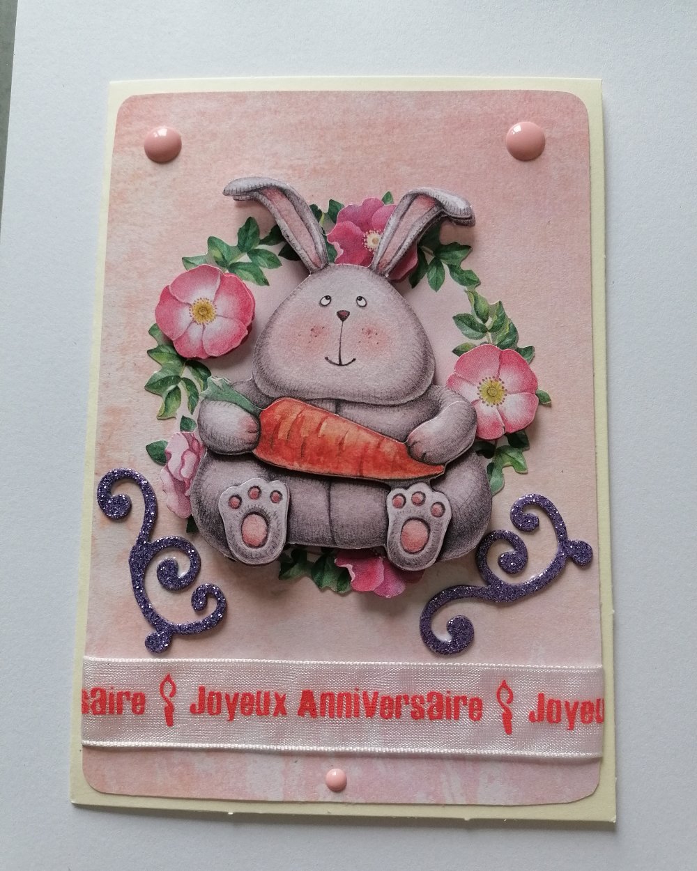 Carte Anniversaire Enfant Lapin Un Grand Marche