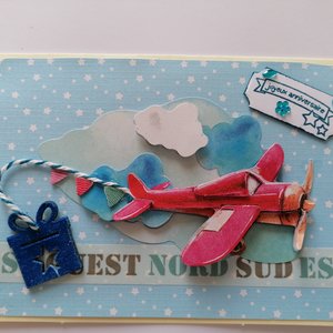 Carte Anniversaire Enfant Avion Un Grand Marche