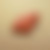 Breloque émaillée nuage rose corail 25x15mm - be-0297 
