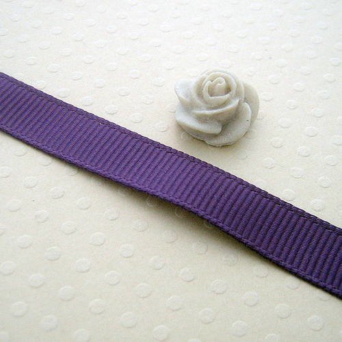 Ruban polyester violet 9 mm - rp-0469 
