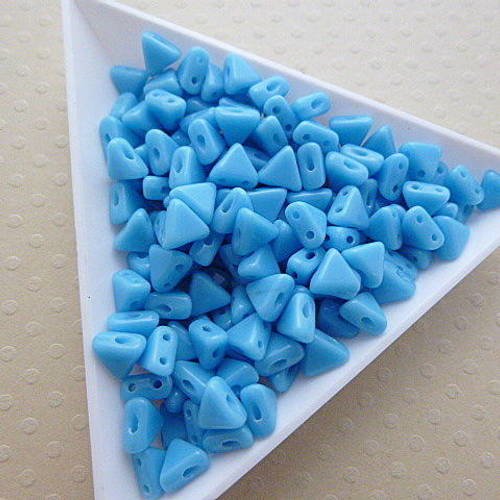 10 gr de perles kheops® par puca® 6mm op. turquoise blue -  pkp6-1089 