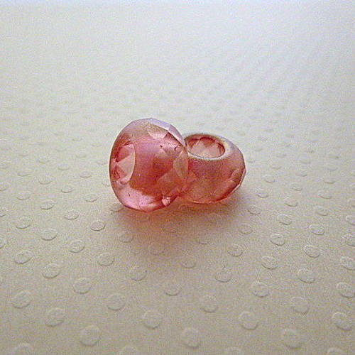 Lot de 2 perles rondelles larges guava 12mm - lr914-0507 