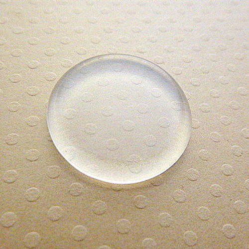 25mm ep. 5mm- cabochon rond en verre transparent 25 mm ep. 5 mm - cabrv25-0966 
