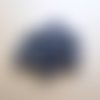 Lot de 20 rondes aplaties noir bleuté 8x5 mm - cbd85-0817 