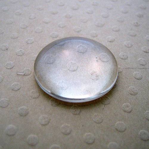 20mm - cabochon rond en verre transparent 20 mm - cabrv20-0696 