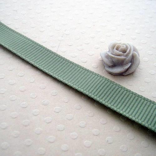 Ruban polyester kaki 9 mm
