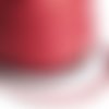 5m cordon suédine rouge pailleté aspect daim 3 mm 