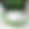 3m cordon suédine vert aspect daim 3 mm
