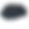 10gr perles de rocaille noir brillant en verre  2mm environ 800 perles (ref24)