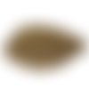 10gr perles de rocaille couleur or en verre  2mm environ 800 perles (ref37)